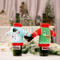 Nouveau produit Bouteille de vin rouge Sac de Noël Décoration de Noël Vêtements en tricot en tricot